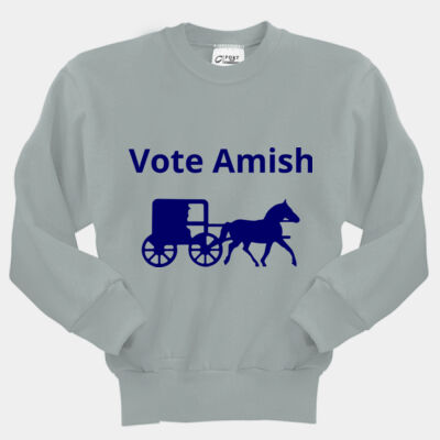 Printed - Youth Core Fleece Crewneck Sweatshirt Thumbnail