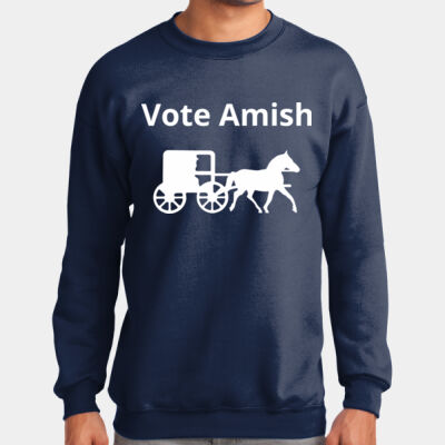 Printed  - Tall Essential Fleece Crewneck Sweatshirt Thumbnail