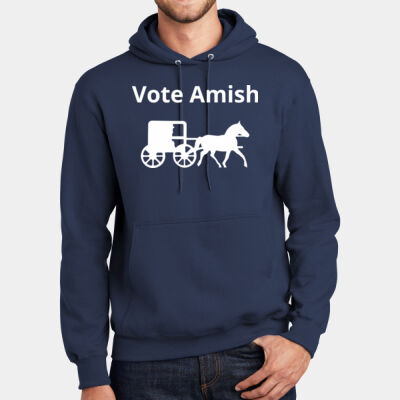 Printed  - Essential Fleece Pullover Hooded Sweatshirt Thumbnail