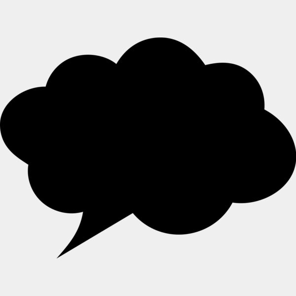 Cloud speech bubble Thumbnail