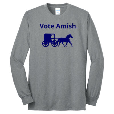 Printed  - Tall Long Sleeve Core Blend Tee Thumbnail