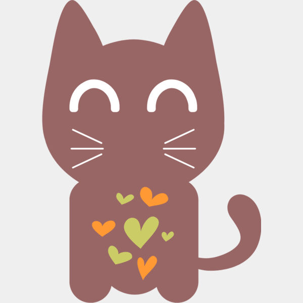 Colorful Heart Cat 1 Thumbnail