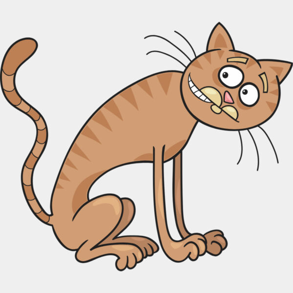 Colored Cartoon Cat 4 Thumbnail