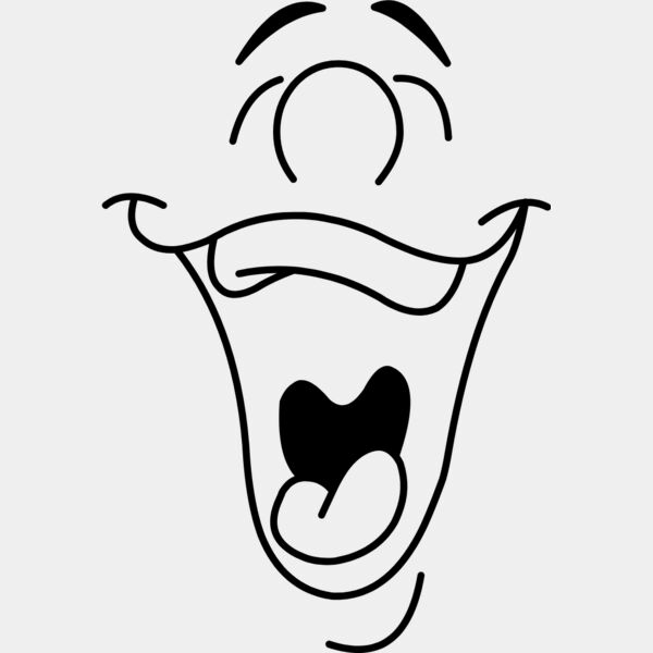 Cartoon Laughing Face 1 Thumbnail