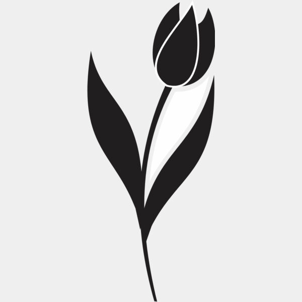 Tulip Flower Silhouette 1 Thumbnail