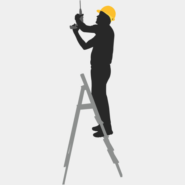 Construction Worker Silhouette 11 Thumbnail