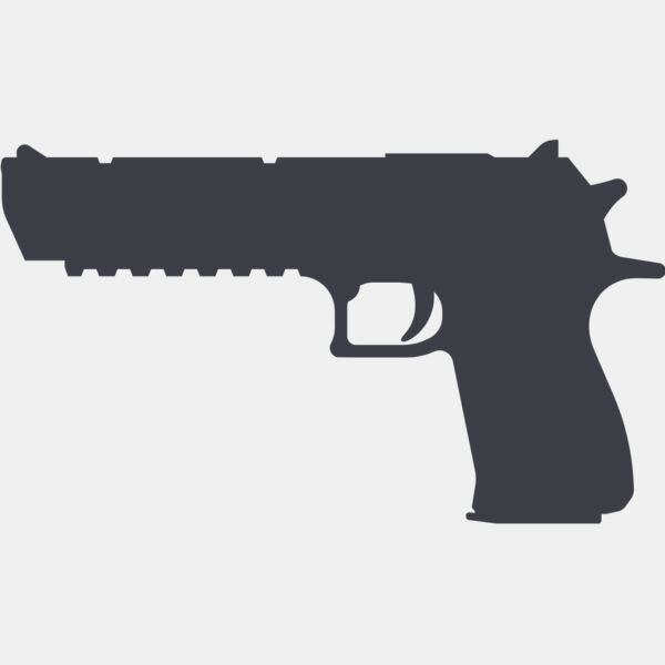 Pistol Gun Silhouette 3 Thumbnail