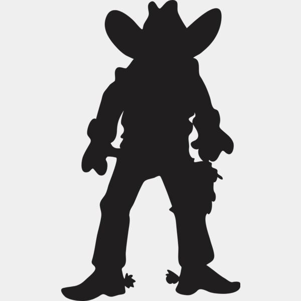 Cartoon Cowboy Silhouette 4 Thumbnail