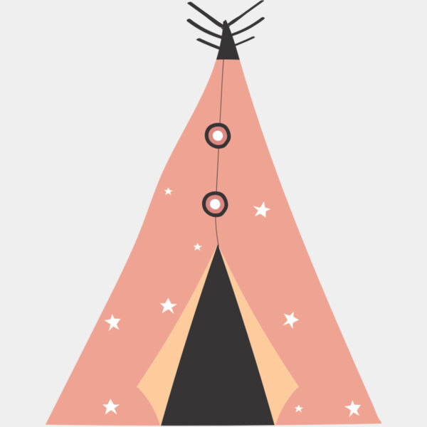 Watercolor Tribal Teepee Tent 1 Thumbnail