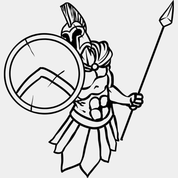 Spartan White Mascot 1 Thumbnail