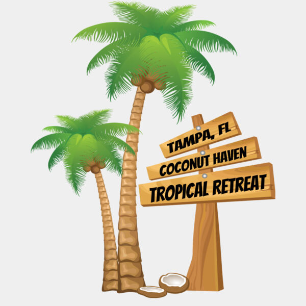 Tropical Template Coconut Palm 1 Thumbnail