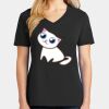 Ladies Core Cotton V-Neck Tee Thumbnail