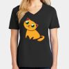 Ladies Core Cotton V-Neck Tee Thumbnail