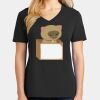 Ladies Core Cotton V-Neck Tee Thumbnail