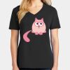 Ladies Core Cotton V-Neck Tee Thumbnail