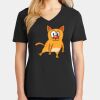 Ladies Core Cotton V-Neck Tee Thumbnail