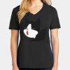 Ladies Core Cotton V-Neck Tee Thumbnail