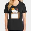 Ladies Core Cotton V-Neck Tee Thumbnail