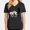 Ladies Core Cotton V-Neck Tee Thumbnail