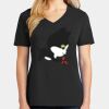 Ladies Core Cotton V-Neck Tee Thumbnail