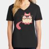 Ladies Core Cotton V-Neck Tee Thumbnail