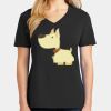 Ladies Core Cotton V-Neck Tee Thumbnail