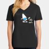 Ladies Core Cotton V-Neck Tee Thumbnail
