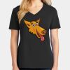 Ladies Core Cotton V-Neck Tee Thumbnail