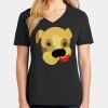 Ladies Core Cotton V-Neck Tee Thumbnail