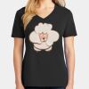 Ladies Core Cotton V-Neck Tee Thumbnail