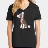 Ladies Core Cotton V-Neck Tee Thumbnail