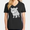 Ladies Core Cotton V-Neck Tee Thumbnail