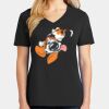 Ladies Core Cotton V-Neck Tee Thumbnail