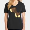 Ladies Core Cotton V-Neck Tee Thumbnail