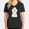 Ladies Core Cotton V-Neck Tee Thumbnail