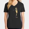 Ladies Core Cotton V-Neck Tee Thumbnail