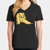 Ladies Core Cotton V-Neck Tee Thumbnail