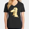 Ladies Core Cotton V-Neck Tee Thumbnail