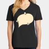Ladies Core Cotton V-Neck Tee Thumbnail