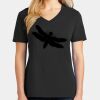 Ladies Core Cotton V-Neck Tee Thumbnail