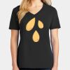 Ladies Core Cotton V-Neck Tee Thumbnail