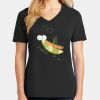 Ladies Core Cotton V-Neck Tee Thumbnail