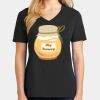 Ladies Core Cotton V-Neck Tee Thumbnail