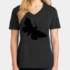 Ladies Core Cotton V-Neck Tee Thumbnail