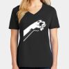 Ladies Core Cotton V-Neck Tee Thumbnail