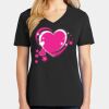 Ladies Core Cotton V-Neck Tee Thumbnail