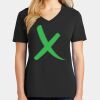 Ladies Core Cotton V-Neck Tee Thumbnail