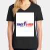 Ladies Core Cotton V-Neck Tee Thumbnail