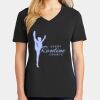 Ladies Core Cotton V-Neck Tee Thumbnail