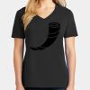 Ladies Core Cotton V-Neck Tee Thumbnail